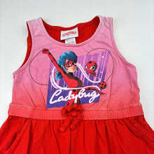 Load image into Gallery viewer, Girls Miraculous, Ladybug cotton dress, mark back skirt, FUC, size 5, L: 55cm