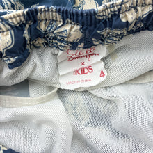 Load image into Gallery viewer, Boys Cotton On, x Collette Dinnigan lined board shorts, elasticated, GUC, size 4,  