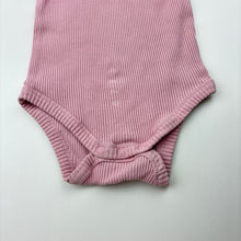 Load image into Gallery viewer, Girls Baby Berry, ribbed ruffle bodysuit / romper, GUC, size 1,  