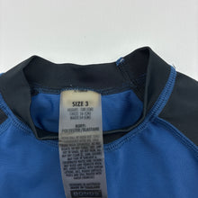 Load image into Gallery viewer, Boys Bonds, long sleeve rashie / swim top, FUC, size 3,  