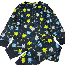 Load image into Gallery viewer, Boys Paul Frank, fleece all-in-one pyjamas / sleepsuit, EUC, size 10,  