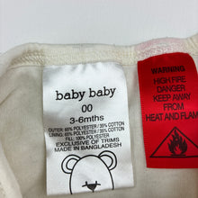 Load image into Gallery viewer, Girls Baby Baby, wadded cotton sleeping bag, GUC, size 00,  