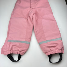 Load image into Gallery viewer, Girls H&amp;M, pink ski/snow salopettes / pants, EUC, size 5,  