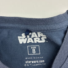 Load image into Gallery viewer, Girls Star Wars, The Child tee / top, pilling, FUC, size 8,  