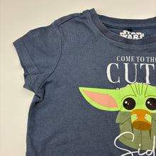 Load image into Gallery viewer, Girls Star Wars, The Child tee / top, pilling, FUC, size 8,  