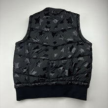 Load image into Gallery viewer, Girls Seed, black puffer vest / sleveless jacket, stars, EUC, size 12,  