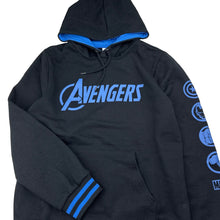 Load image into Gallery viewer, Boys Marvel, Avengers fleece lined hoodie sweater, EUC, size 14,  