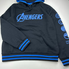 Load image into Gallery viewer, Boys Marvel, Avengers fleece lined hoodie sweater, EUC, size 14,  