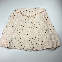 Load image into Gallery viewer, Girls Yamp! Girls, spotted cotton blouse / top, GUC, size 8,  