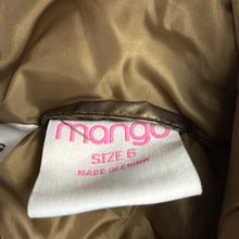 Load image into Gallery viewer, Girls Mango, PU coated hooded jacket / coat, EUC, size 6,  