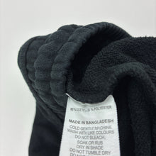 Load image into Gallery viewer, Boys Milkshake, black fleece lined track pants, Inside leg: 55cm, FUC, size 8,  