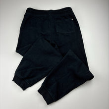Load image into Gallery viewer, Boys Milkshake, black fleece lined track pants, Inside leg: 55cm, FUC, size 8,  