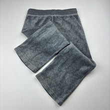 Load image into Gallery viewer, Girls Target, grey velour pants, elasticated, Inside leg: 37cm, FUC, size 3,  