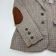 Load image into Gallery viewer, Girls Zara, checked cotton jacket / blazer, light marks on cuffs, FUC, size 9-10,  