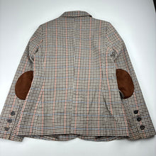 Load image into Gallery viewer, Girls Zara, checked cotton jacket / blazer, light marks on cuffs, FUC, size 9-10,  