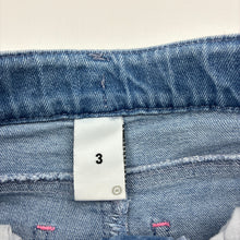 Load image into Gallery viewer, Girls Target, stretch denim jeans, adjustable, Inside leg: 36cm, FUC, size 3,  