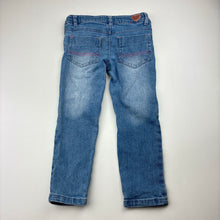 Load image into Gallery viewer, Girls Target, stretch denim jeans, adjustable, Inside leg: 36cm, FUC, size 3,  