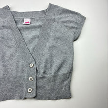 Load image into Gallery viewer, Girls Miss Understood, silver metallic lightweight knit short sleeve top, GUC, size 10,  