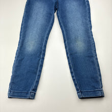 Load image into Gallery viewer, Girls Anko, blue stretch denim jeans, adjustable, Inside leg: 44.5cm, FUC, size 7,  