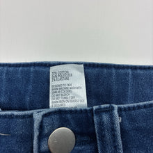 Load image into Gallery viewer, Girls Anko, blue stretch denim jeans, adjustable, Inside leg: 44.5cm, FUC, size 7,  