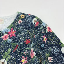 Load image into Gallery viewer, Girls Zara, floral long sleeve dress, wash fade, FUC, size 3-4, L: 50cm