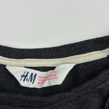 Load image into Gallery viewer, Girls H&amp;M, knitted cotton long sleeve dress, GUC, size 9-10, L: 66cm