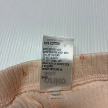 Load image into Gallery viewer, Girls Anko, ribbed cotton footed leggings / bottoms, EUC, size 000,  