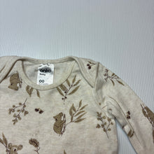 Load image into Gallery viewer, Unisex Anko, cotton bodysuit / romper, koalas, GUC, size 00,  