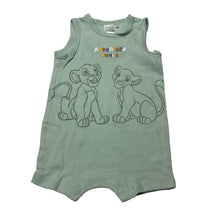 Load image into Gallery viewer, Unisex Disney, Lion King cotton romper, light mark on back, FUC, size 0,  