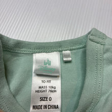 Load image into Gallery viewer, Unisex Disney, Lion King cotton romper, light mark on back, FUC, size 0,  