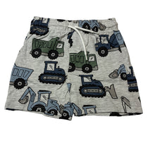 Load image into Gallery viewer, Boys Anko, grey marle shorts, elasticated, diggers, EUC, size 4,  