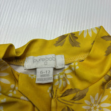 Load image into Gallery viewer, Girls purebaby, floral long sleeve swim one-piece, FUC, size 0,  