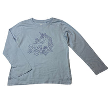 Load image into Gallery viewer, Girls Anko, cotton long sleeve tee / top, unicorn, FUC, size 6,  