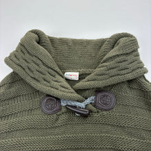 Load image into Gallery viewer, Girls Jack &amp; Milly, khaki chunky knit poncho sweater, EUC, size 5,  