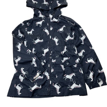 Load image into Gallery viewer, Girls Kids &amp; Co, lightweight spray jacket / coat, unicorns, GUC, size 6,  