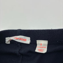 Load image into Gallery viewer, Unisex Country Road, navy ribbed leggings / bottoms, wash fade, FUC, size 0,  