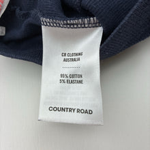 Load image into Gallery viewer, Unisex Country Road, navy ribbed leggings / bottoms, wash fade, FUC, size 0,  