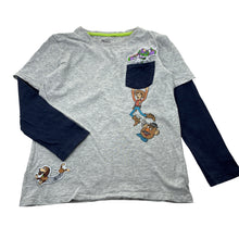 Load image into Gallery viewer, Boys Disney, Toy Story cotton long sleeve tee / top, wash fade, FUC, size 7,  