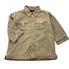 Load image into Gallery viewer, Boys Esprit, lined corduroy cotton long sleeve shirt, GUC, size 1-2,  
