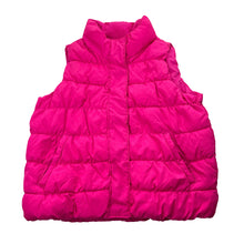 Load image into Gallery viewer, Girls GAP, pink puffer vest / sleeveless jacket, FUC, size 10-11,  
