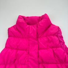 Load image into Gallery viewer, Girls GAP, pink puffer vest / sleeveless jacket, FUC, size 10-11,  