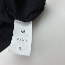Load image into Gallery viewer, Boys Target, black cotton tee / top, GUC, size 2,  
