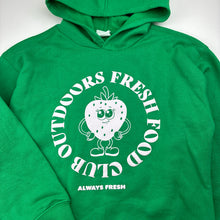 Load image into Gallery viewer, Girls Cotton On, green fleece lined hoodie sweater, small mark hood, FUC, size 9-10,  