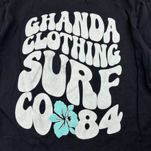 Load image into Gallery viewer, Girls GHANDA, cotton tee / top, wash fade &amp; cracked print, FUC, size 12-13,  