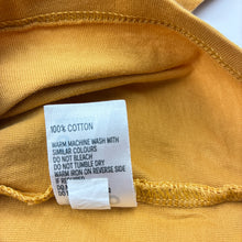 Load image into Gallery viewer, Boys Anko, yellow cotton tee / top, digger, FUC, size 3,  