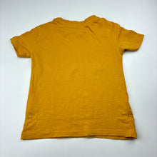 Load image into Gallery viewer, Boys Anko, yellow cotton tee / top, digger, FUC, size 3,  