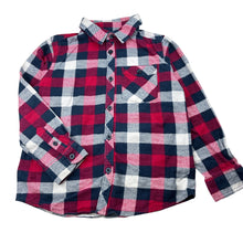 Load image into Gallery viewer, Boys Anko, checked flannel cotton long sleeve shirt, GUC, size 6,  
