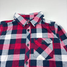 Load image into Gallery viewer, Boys Anko, checked flannel cotton long sleeve shirt, GUC, size 6,  