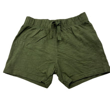 Load image into Gallery viewer, Unisex F&amp;F, khaki cotton shorts, elasticated, GUC, size 0,  