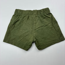 Load image into Gallery viewer, Unisex F&amp;F, khaki cotton shorts, elasticated, GUC, size 0,  